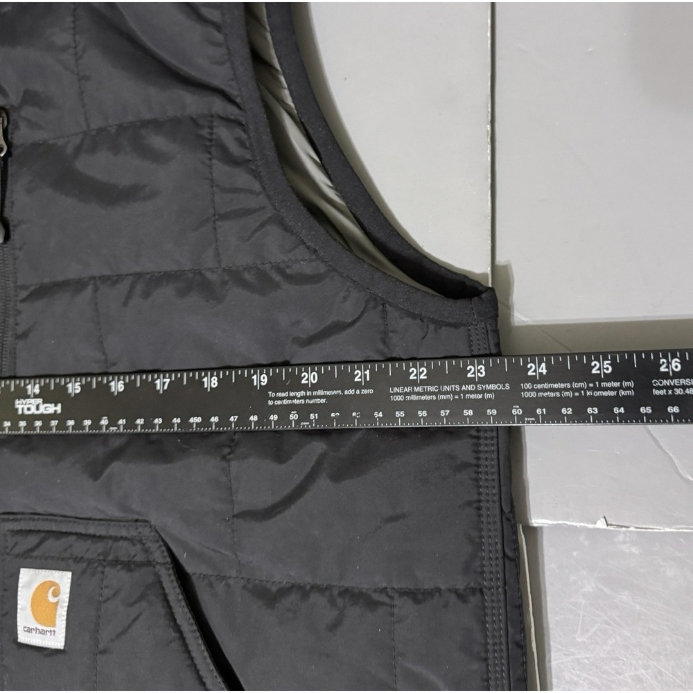 Carhartt Black Quilted Insulated Work Vest - Picture 8 of 9